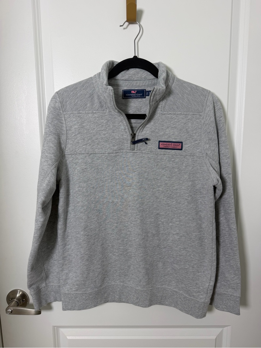 Vineyard Vines Gray Quarter-Zip Sweatshirt